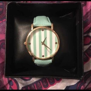 Charlotte Russe faux leather watch